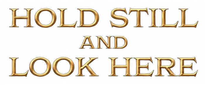 Hold Still and Look Here